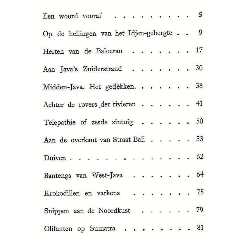 Edelwild in de Archipel (Dutch) | W. Baerveldt