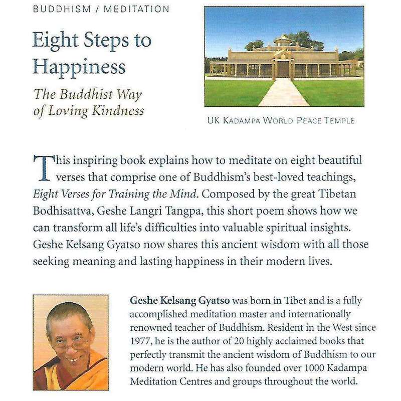 Eight Steps to Happiness: The Buddhist Way of Loving Kindness | Geshe Kelsang Gyatso