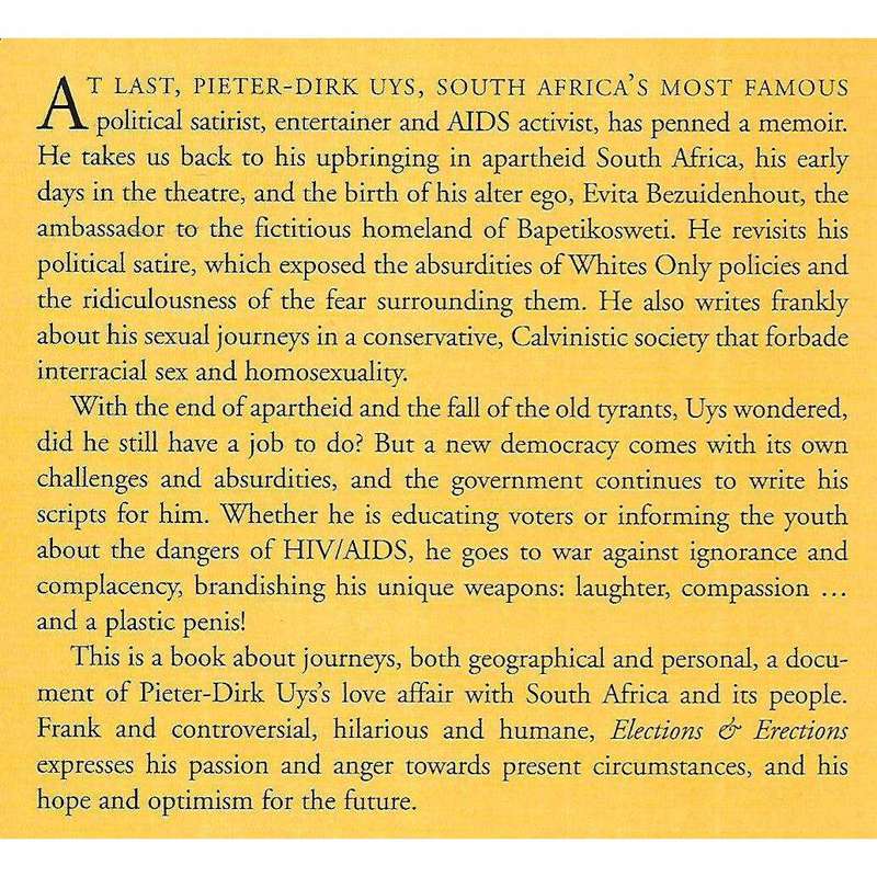 Elections & Erections: A Memoir of Fear and Fun | Pieter-Dirk Uys