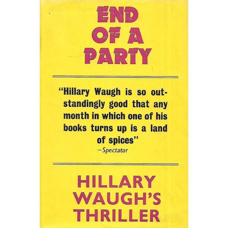 End of a Party (First Edition, 1965) | Hillary Waugh