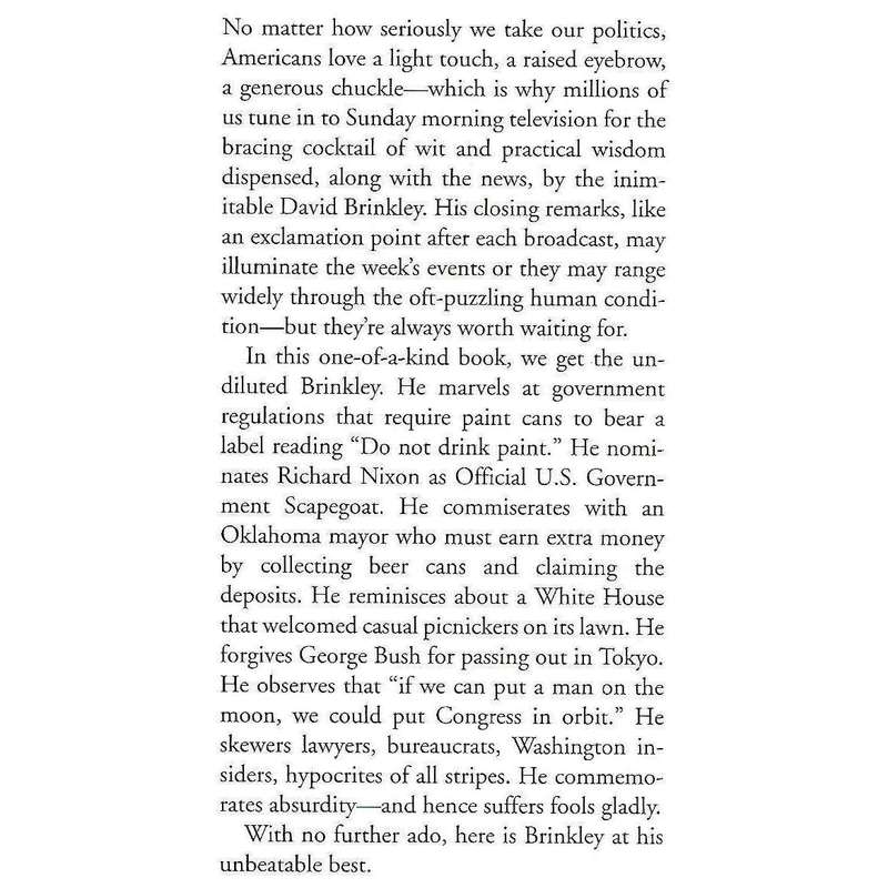Everyone Is Entitled to My Opinion | David Brinkley