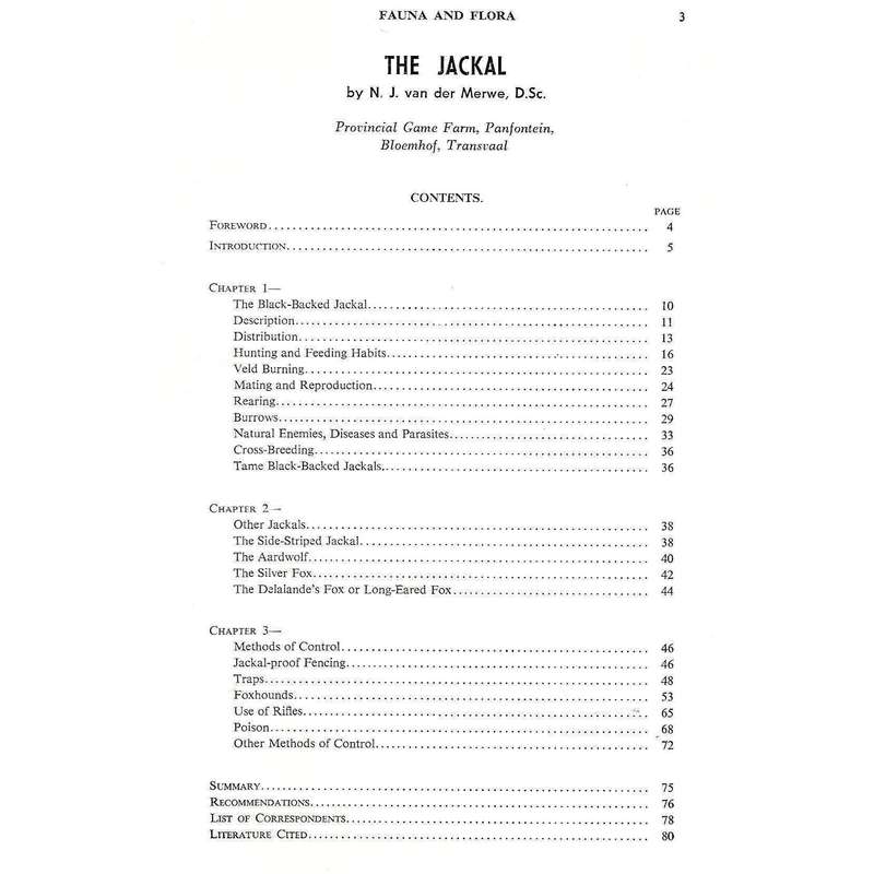 Fauna and Flora (No. 4, 1953)