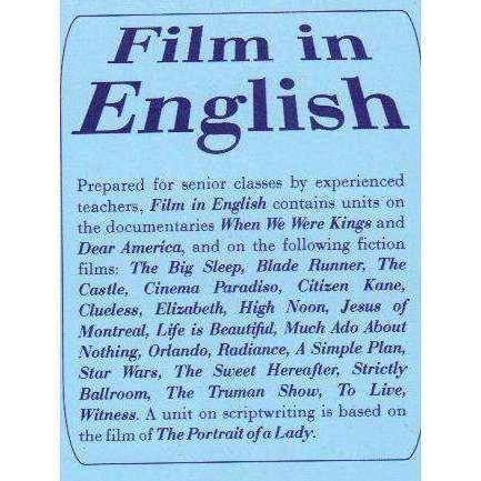Film in English | Editor: Ken Watson