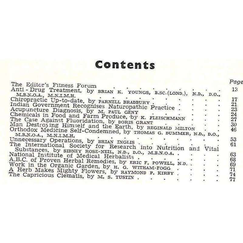 Fitness and Health from Herbs (February, 1963)