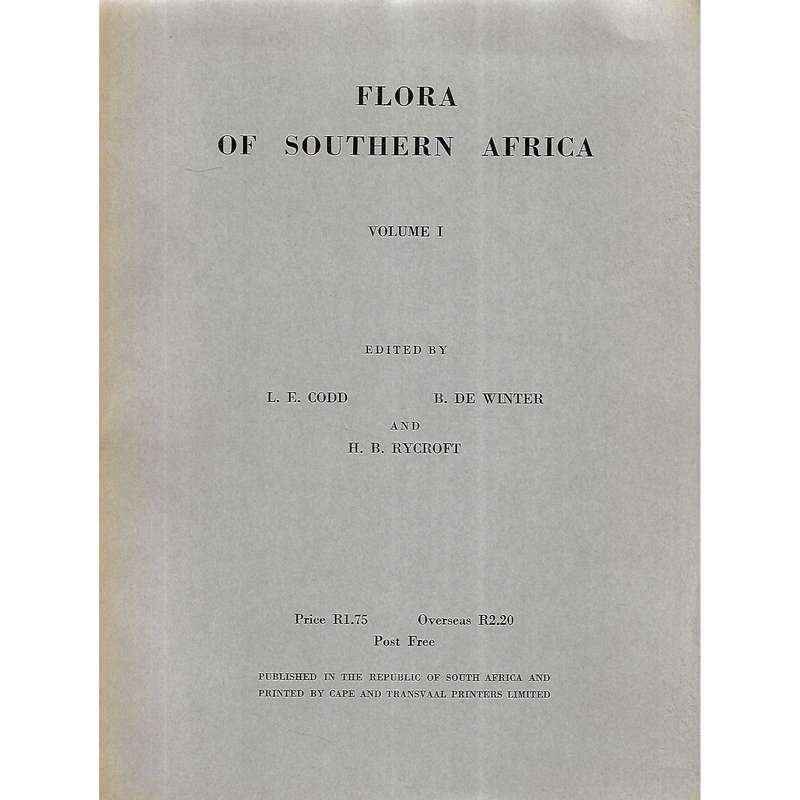 Flora of Southern Africa (Vol. 1) | L. E. Codd, et al. (Ed.)