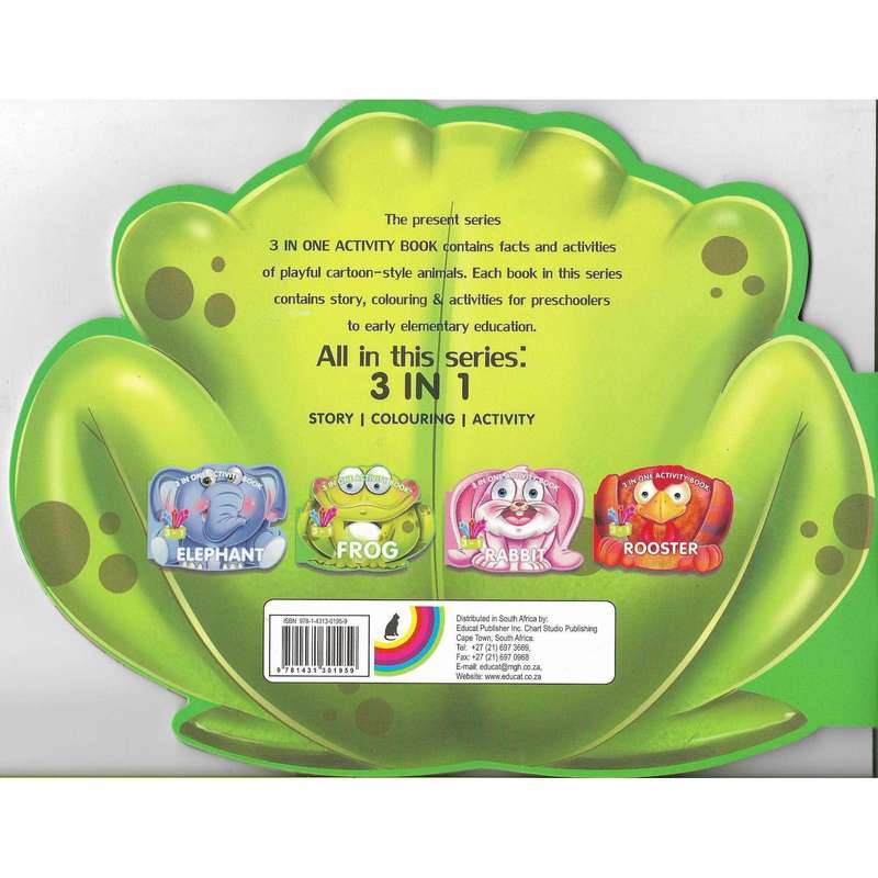 Frog 3 in One Activity Book. Story, Activity and Colouring