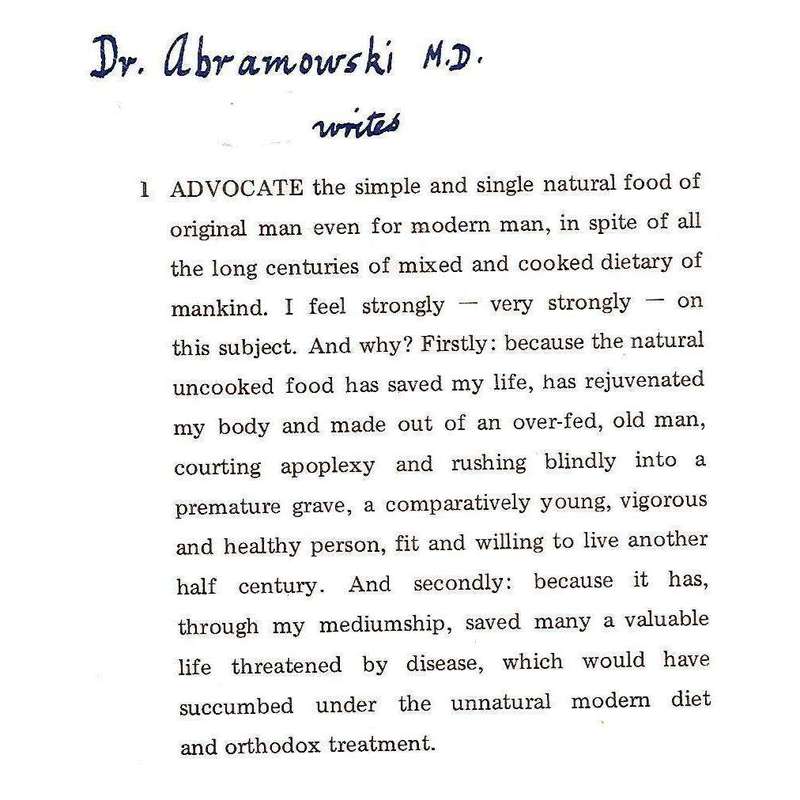 Fruitarian Diet and Physical Rejuvenation | Dr. O. L. M. Abramowski