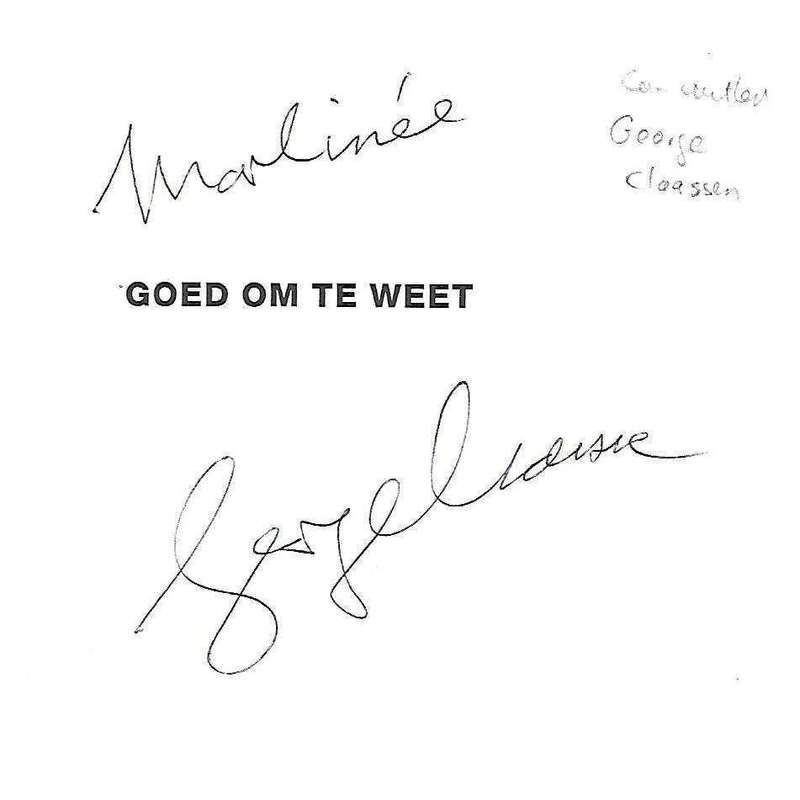 Goed om te Weet: Mense, Plekke, Gedagtes en Gebeure wat Saakmaak (Inscribed by Co-Editor) | Hans ...