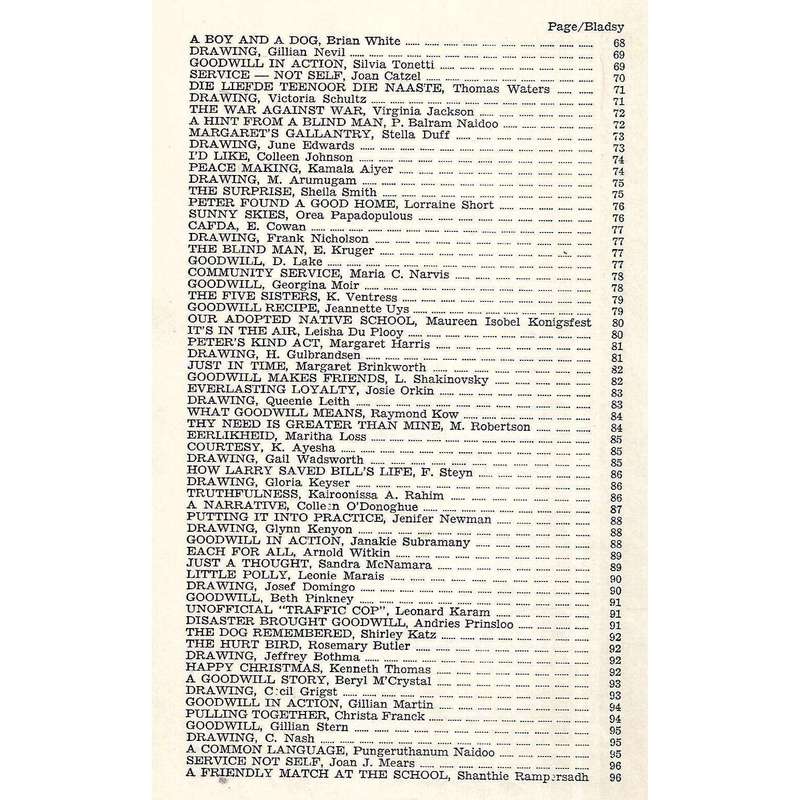 Goodwill/Welwillendheid 1956 (Afrikaans/English Dual Language Edition)