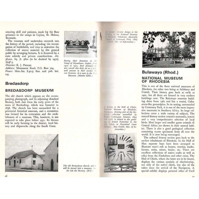 Guide to the Museums of Southern Africa | H. Fransen
