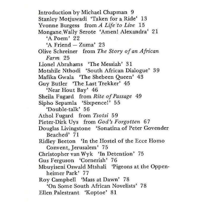 Harvest: An Anthology | Michael Chapman (Ed.)