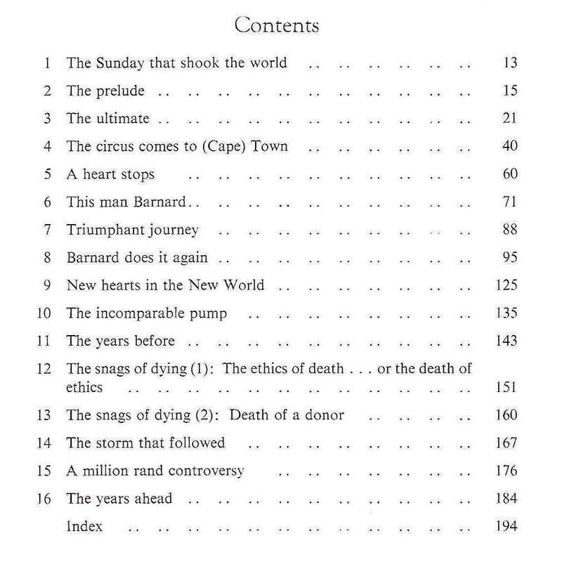 Heart Transplant: The Story of Barnard and the "Ultimate in Cardiac Surgery" | Marais Malan