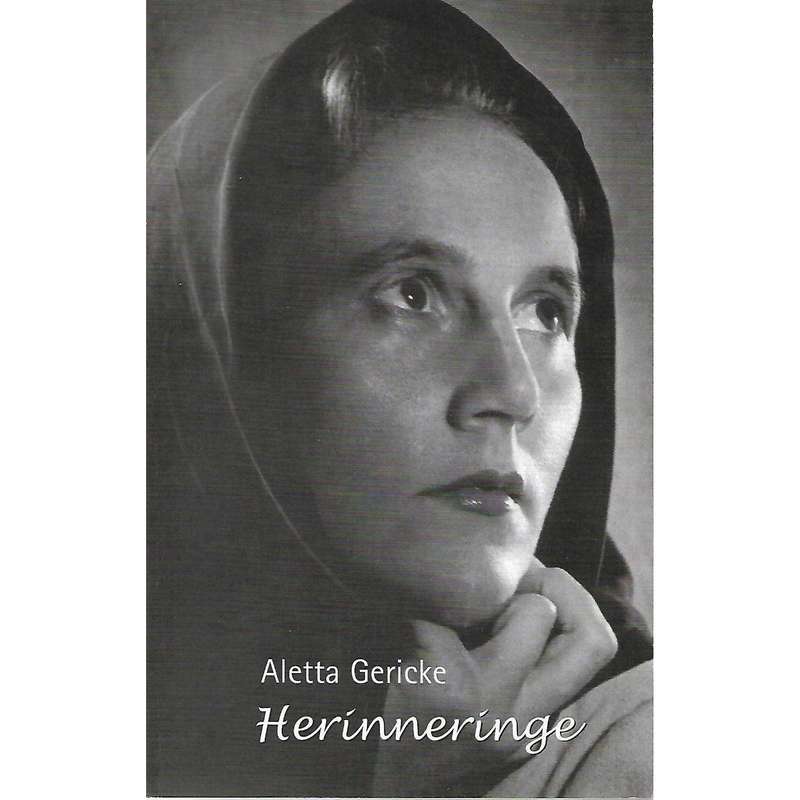 Herinneringe (Inscribed by Author) | Aletta Gericke