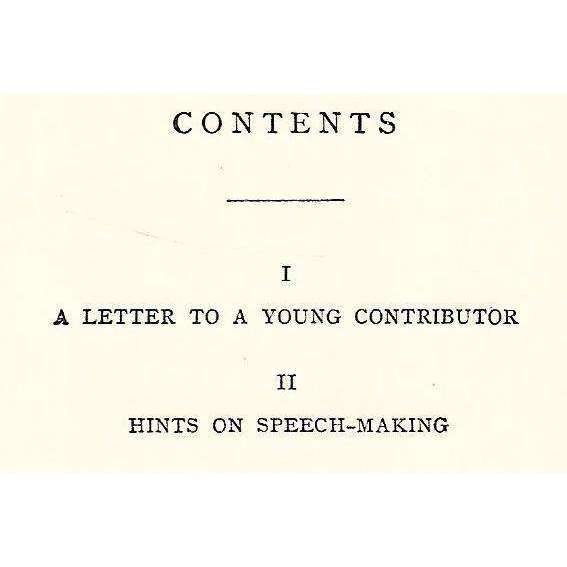 Hints on Writing and Speech-Making | Thomas Wentworth Higginson