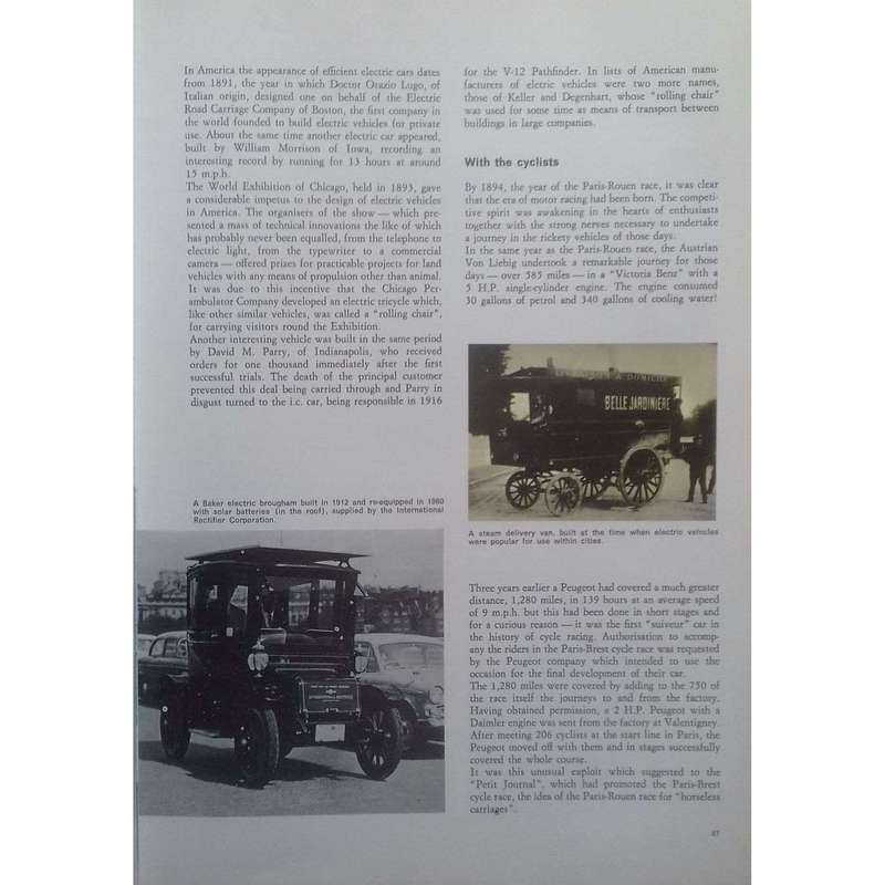 History of the Motor Car
