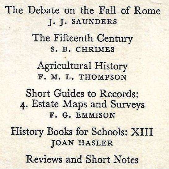 History (Vol. XLVIII, No. 162, February 1963)