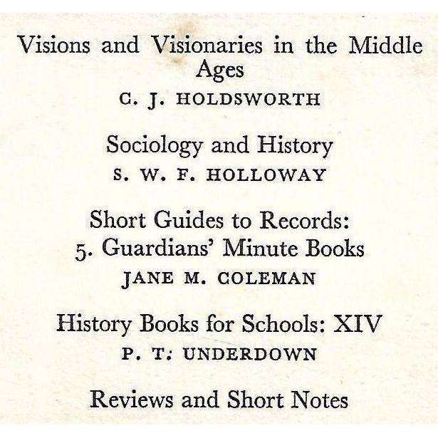 History (Vol. XLVIII, No. 163, June 1963)