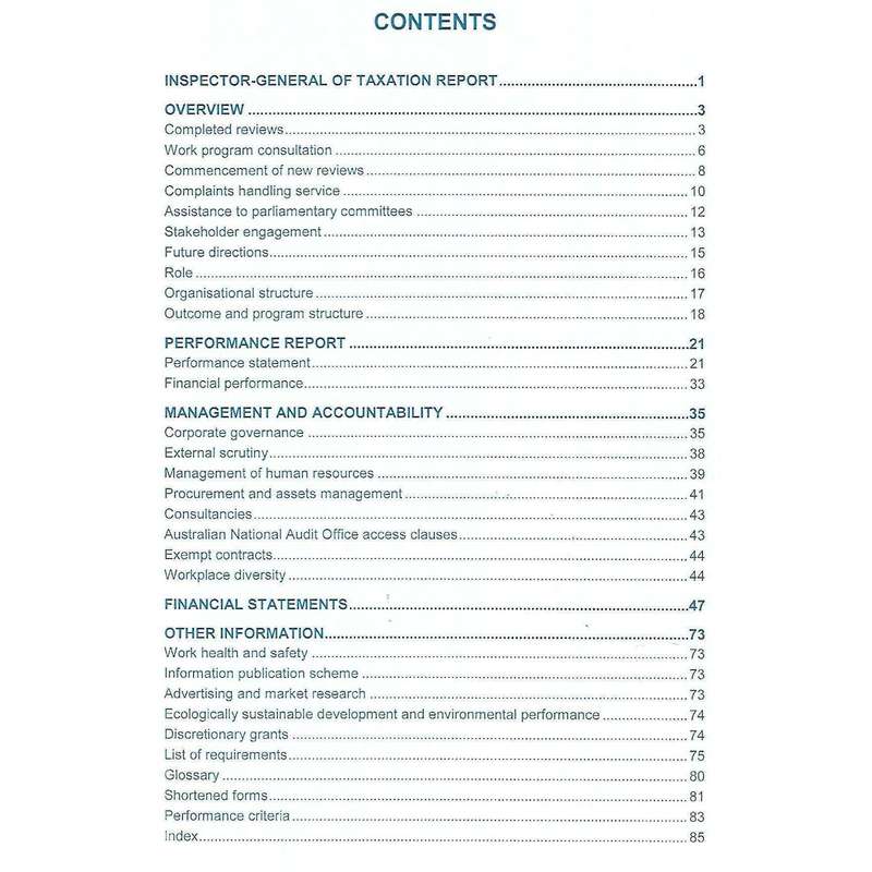 IGT (Inspector-General of Taxation, Australia) Annual Report, 2016-17