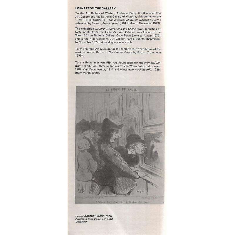 Johannesburg Art Gallery Annual Report (1979/1980)