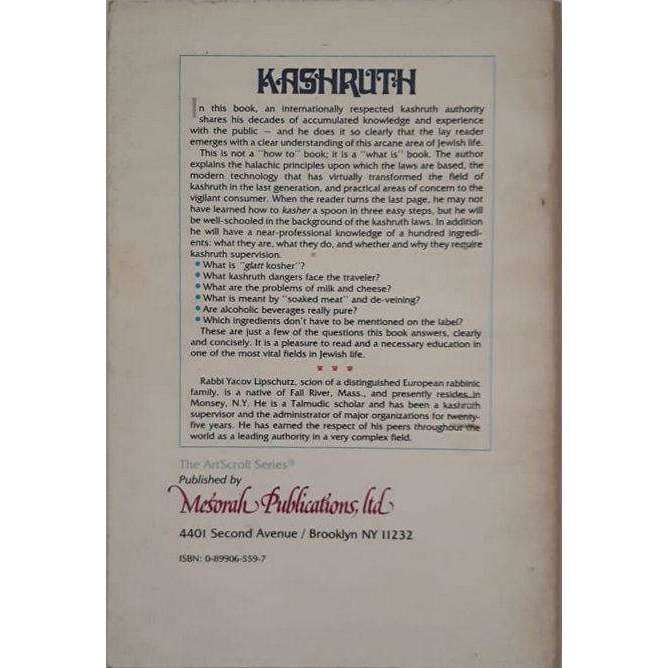 Kashruth | Rabbi Yacov Lipschutz