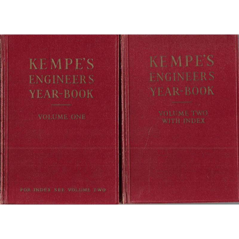 Kempe's Engineer's Year-Book for 1957 (2 Volumes) | C. E. Prockter & B. W. Pendred (Eds.)