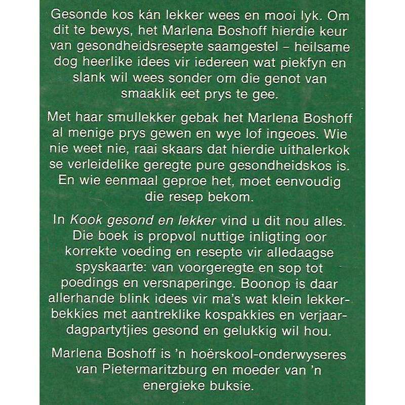 Kook Gesond en Lekker (Afrikaans) | Marlena Boshoff