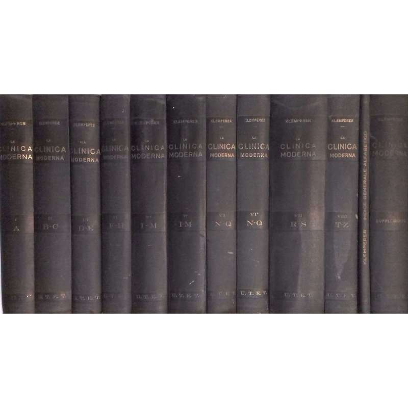 La Clinica Moderna Enciclopedia di Medicina Pratica (Italian, 8 Volumes and 2 Supplementary Volumes)