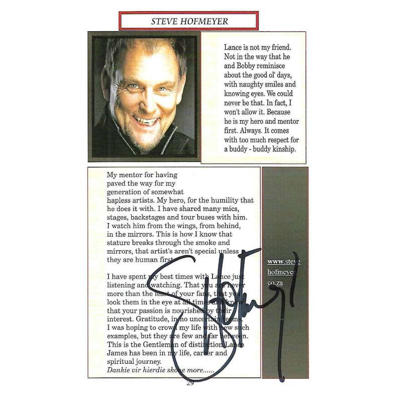 Lance James and Friends (Signed by Steve Hofmeyer) | Bill Jones