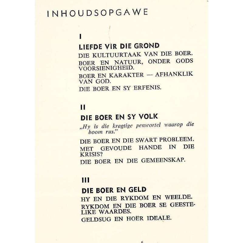 Langs Groen Weivelde: Drie Radiopraatjies oor die Boer (Inscribed by Author) | D. F. Malherbe