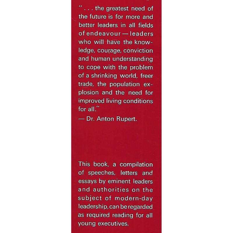 Leaders on Leadership (Inscribed by Author) | Anton Rupert