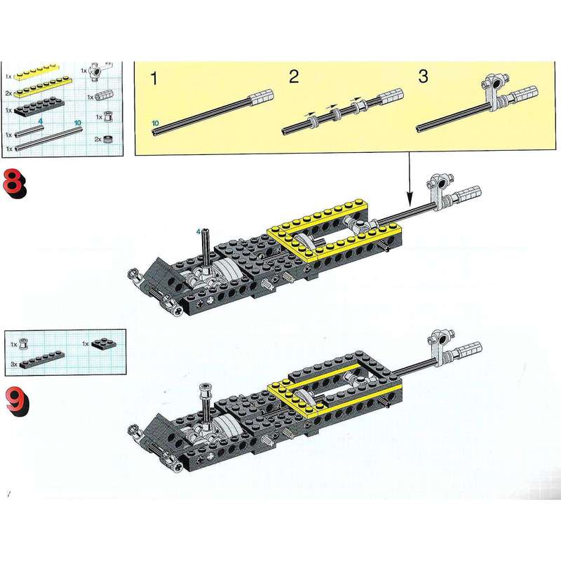 Lego Technic 8412 Assembly Guide
