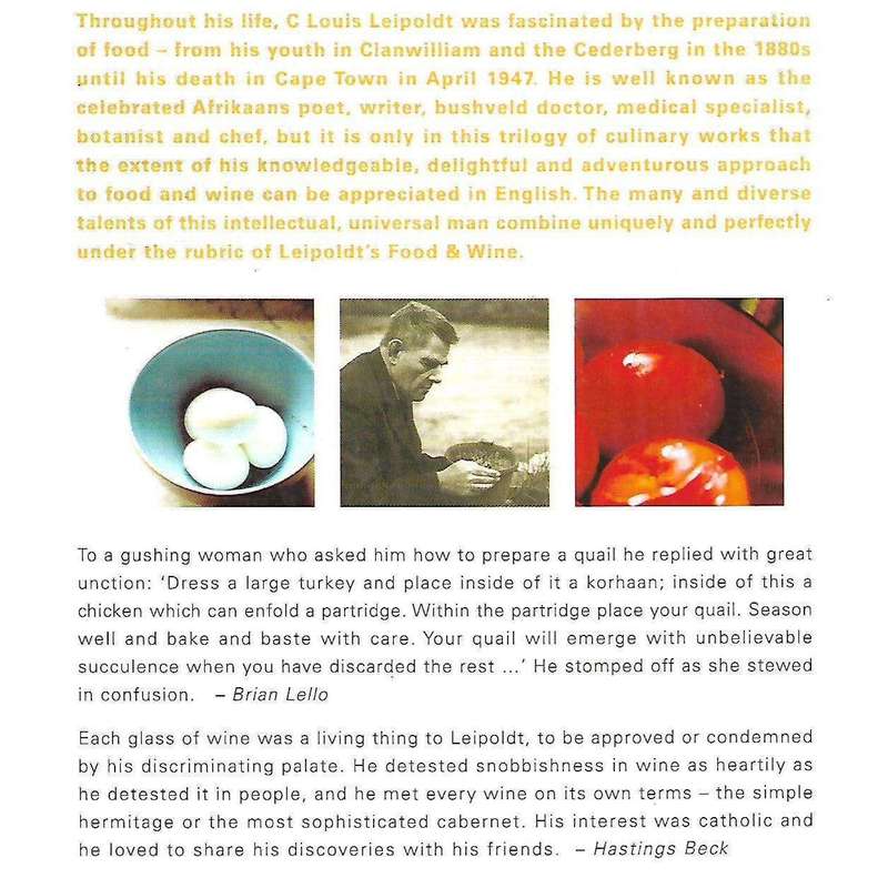 Leipoldt's Food & Wine | T. S. Emslie & P. L. Murray (Eds.)