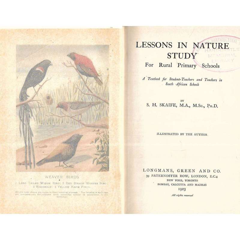 Lessons in Nature Study for Rural Primary Schools | S. H. Skaife