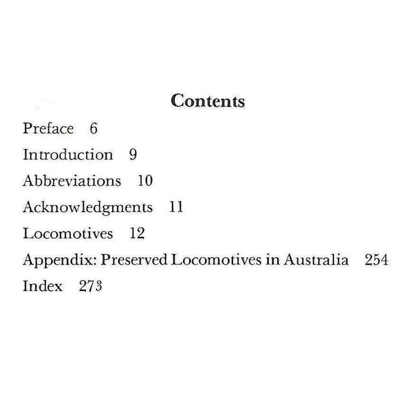 Locomotives of Australia | Leon Oberg
