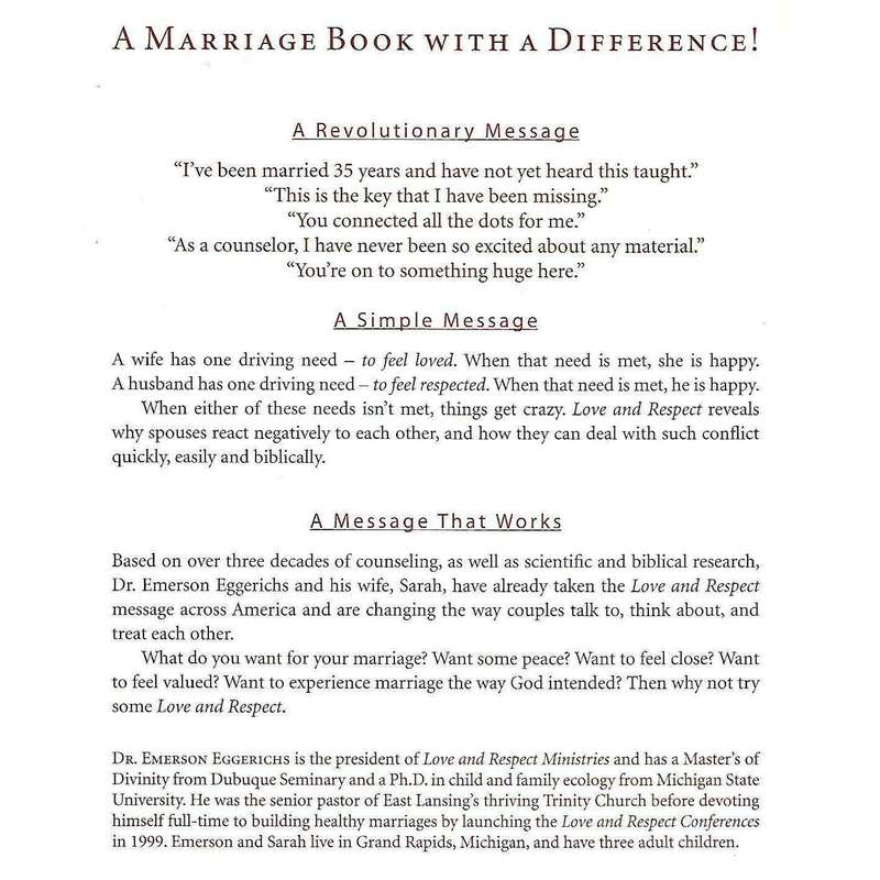 Love & Respect | Dr.Emerson Eggerichs