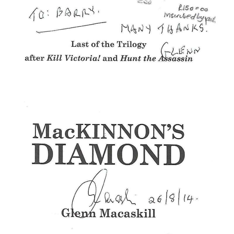 MacKinnon's Diamond (Inscribed by Author) | Glenn Macaskill