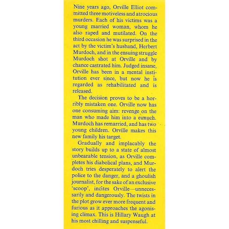 Madman at My Door (First Edition, 1979) | Hillary Waugh