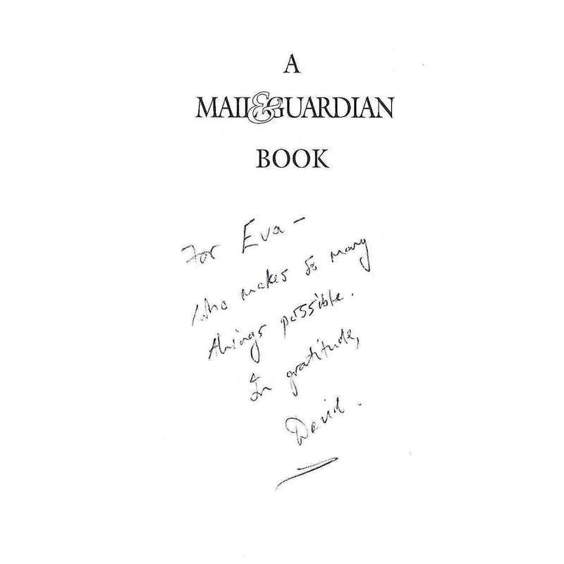 Mail & Guardian Bedside Book 1999 (Inscribed by Author) | David Macfarlane (Ed.)