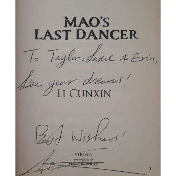 Mao's Last Dancer (Inscribed) | L. I. Cunzin