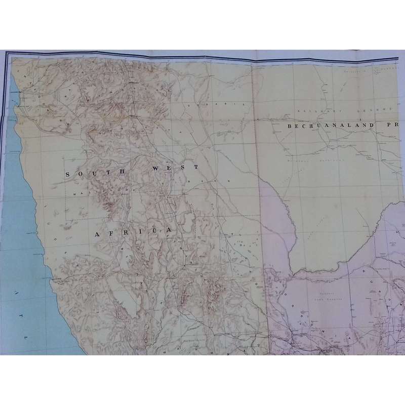 Map of Union of South Africa : North-West Sheet