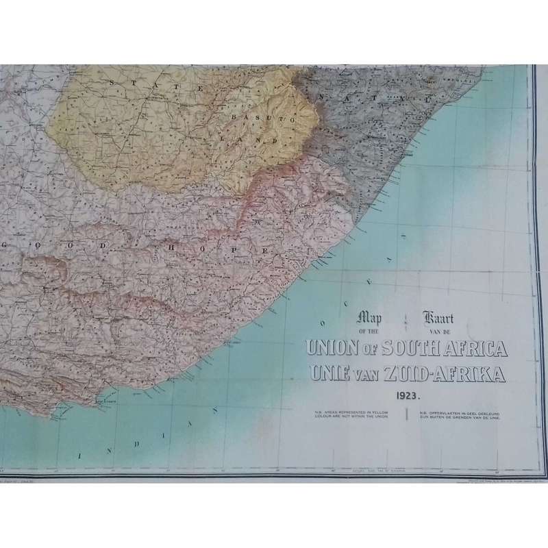 Map of Union of South Africa: South-East Sheet