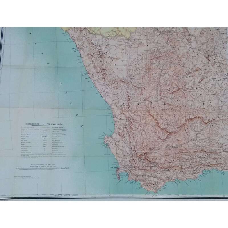 Map of Union of South Africa: South-West Sheet