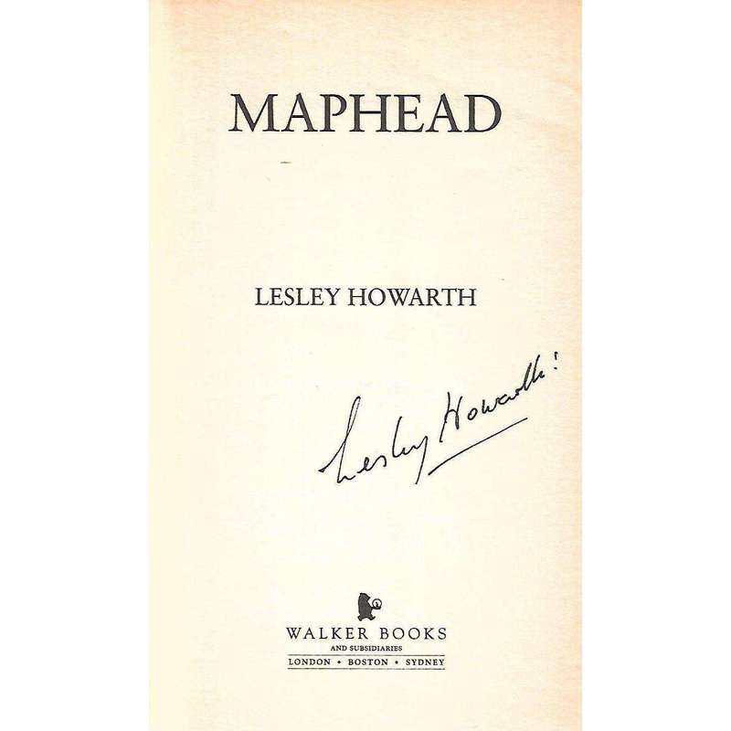 Maphead (Signed by Author) | Lesley Howarth