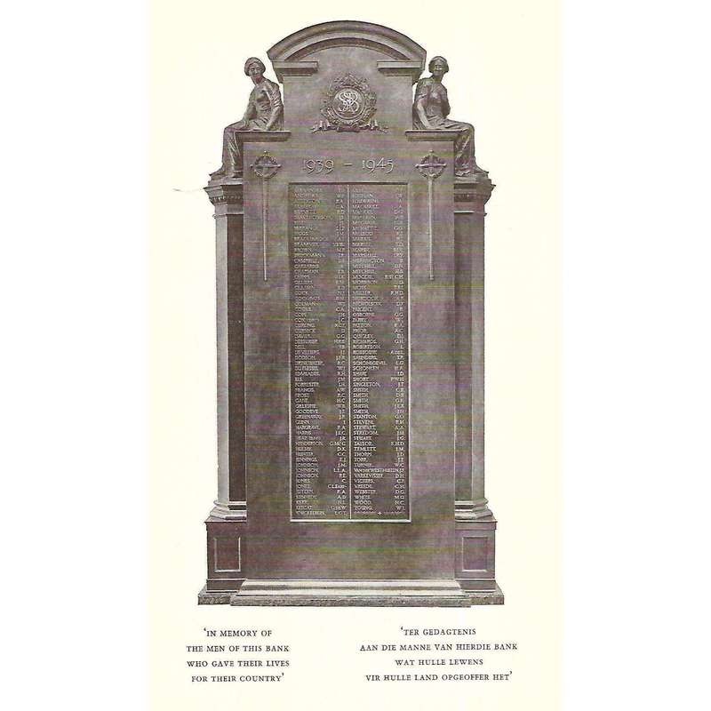 Memorial and Roll of Honour, 1939-1945 (Standard Bank of South Africa Staff Members)