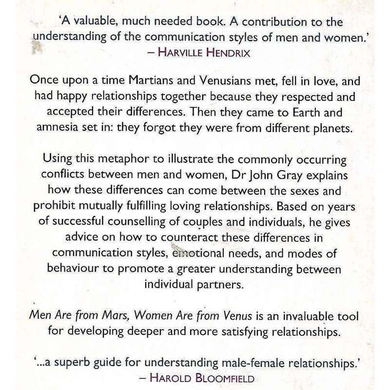 Men Are From Mars, Women Are From Venus | John Gray