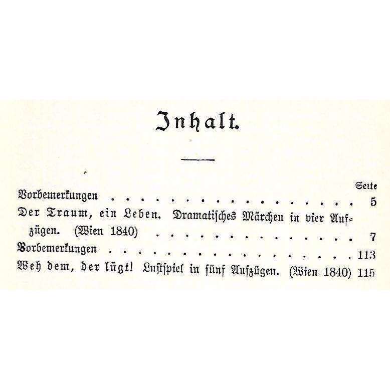 Mesiterdramen (German) | Franz Grillparzer