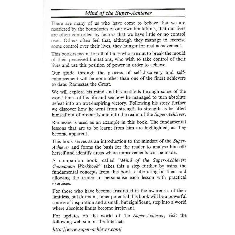 Mind of the Super-Achiever: Ramesses the Great (Inscribed by Co-Author) | Abraham J. Smith & Stew...