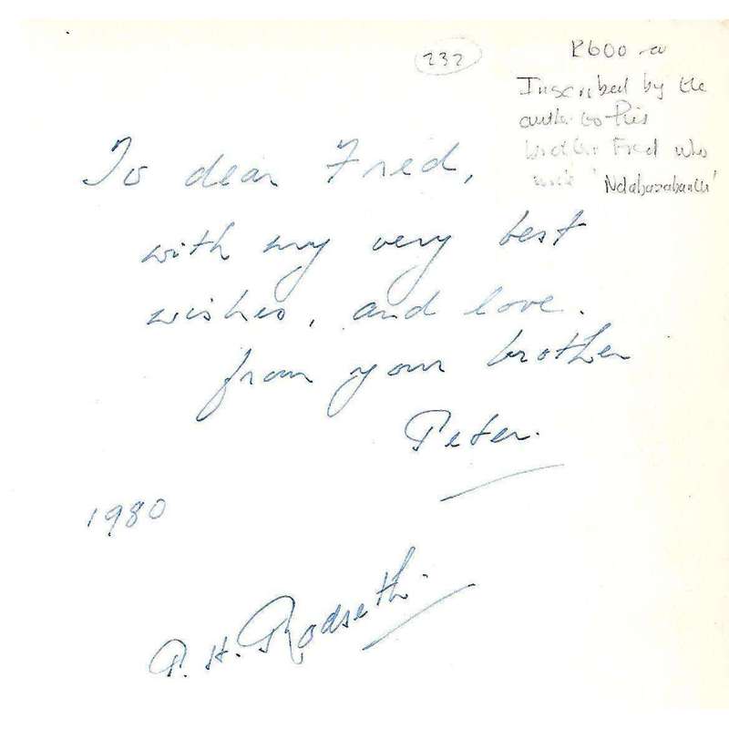 Mission Station to Mayor's Parlor: An Autobiography (Inscribed by Author) | Peter H. Rodseth