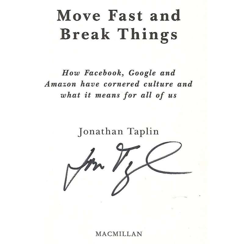 Move Fast and Break Things