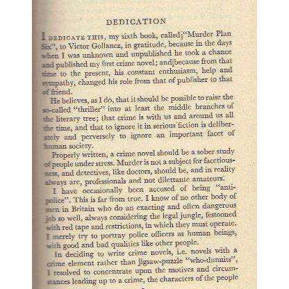 Murder Plan Six (First Edition 1958) | John Bingham